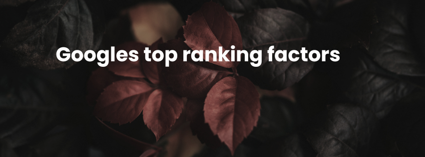 Google's Top Ranking Factors