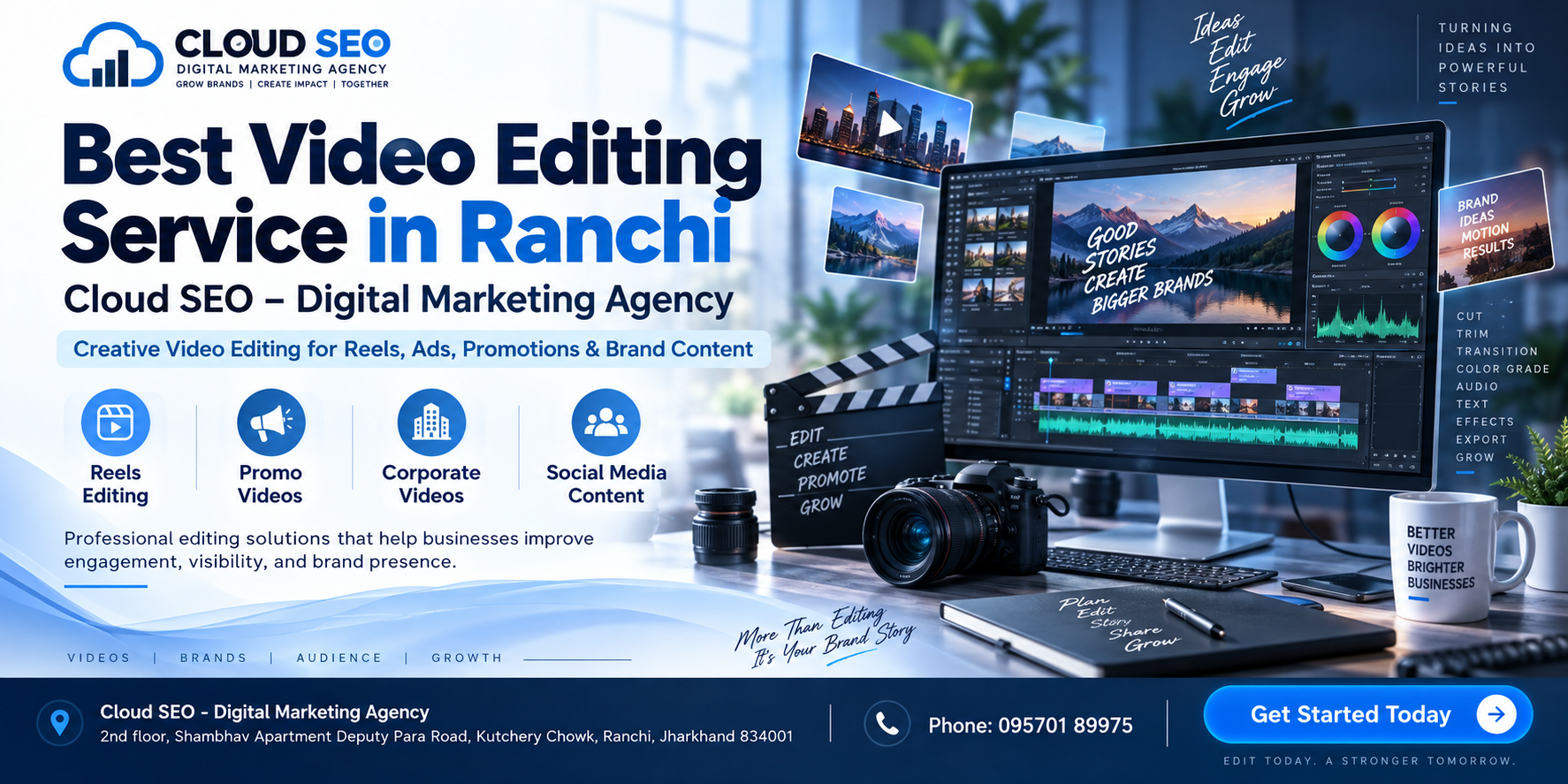 Best Video Editing Service in Ranchi